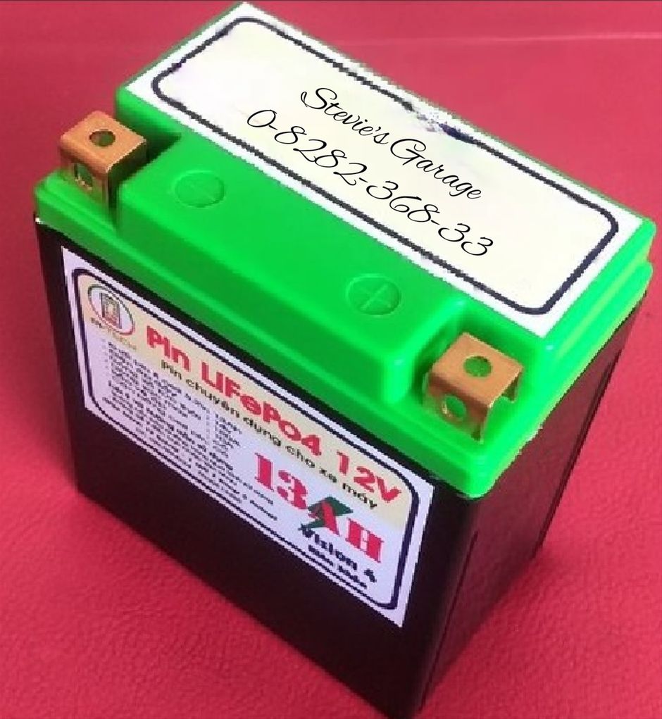 LITHIUM ION BATTERY for Yamaha NVX / Aerox !

12v (same as regular battery)

13amps !  (regular only 5-7amps)

150 CCA (regular only around 100 CCA)

1.3kg weight (regular 2.3kg)

1% Low Power Drain Per Month (regular battery is 15% drain)

Exact same size as regular NVX battery !

This is perfect for NVX's as they are prone to drain battery overnight and also need a lot of power to start the 155cc engine!

Also perfect for NVX's with modified/add-on lights or other power draining gadgets such as loud horns, cameras, extra turn signals etc.

NO OTHER NVX BATTERY ON THE MARKET CAN BEAT THIS... GUARANTEED !

Only $65usd fitted !