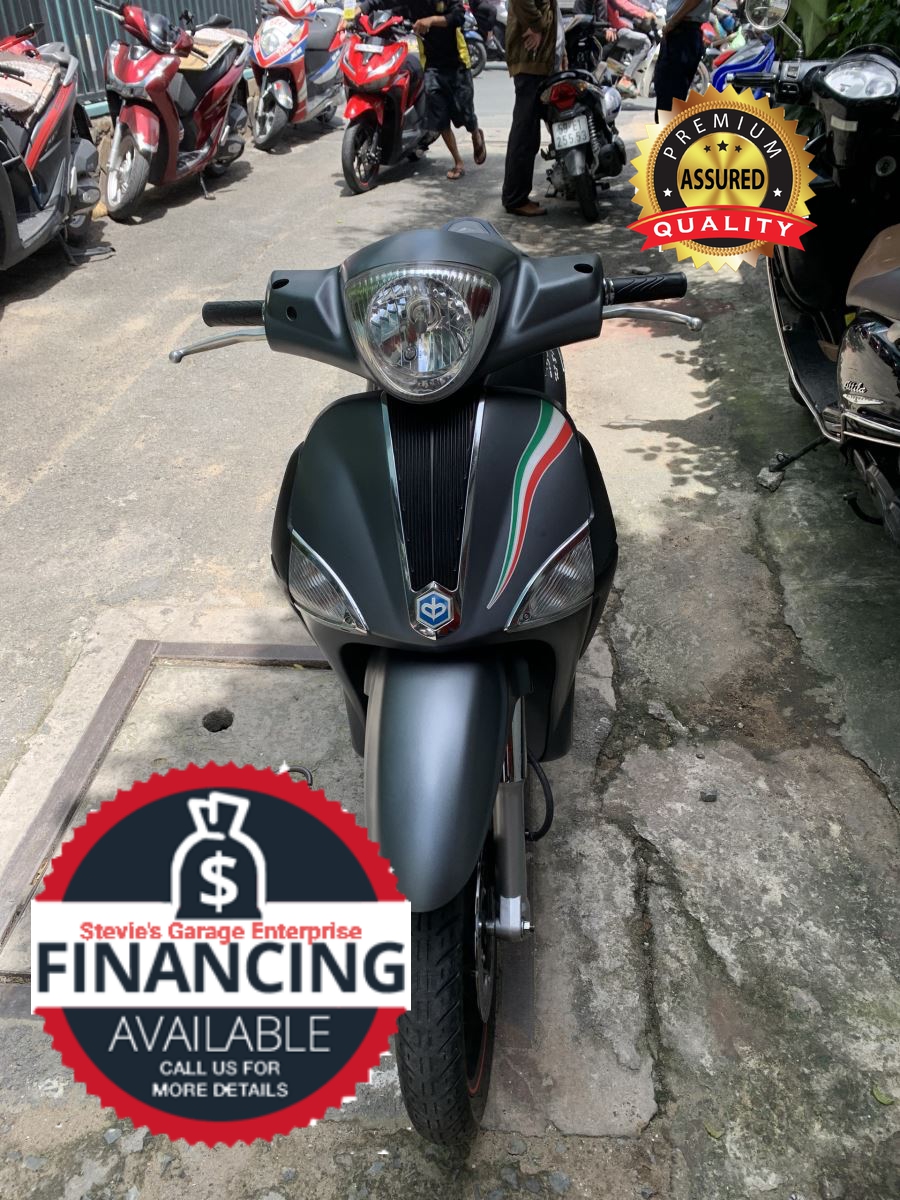 $975

2013 Piaggio Liberty S 3Vie

125cc Automatic Fuel Injection

~~~~~~~~~~

Fully Serviced
All Electrics Working
Excellent Brakes
Excellent Tyres
Blue Card

Stamped Paperwork in Your Name

90 DAY WARRANTY (see breakdown)

~~~~~~~~~~

WARRANTY BREAKDOWN:

INITIAL PERIOD OF 30 DAYS:

7 Days on all parts (electrics, brakes etc)

30 Days on Engine


ADDITIONAL 60 DAYS AFTER INITIAL:

Customer will be charged for parts only, no labour charge.

TOTAL 90 DAYS WARRANTY

APPOINTMENTS ONLY

0-8282-368-33